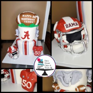 Bama Football Cake