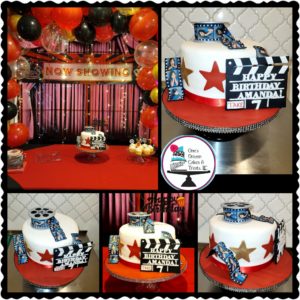 A Night At the Movies Cake